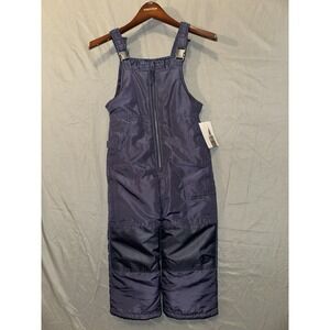 London Fog Snow Bibs Pants Large 7 Insulated Winter Ski Boys Girls Overalls NWT